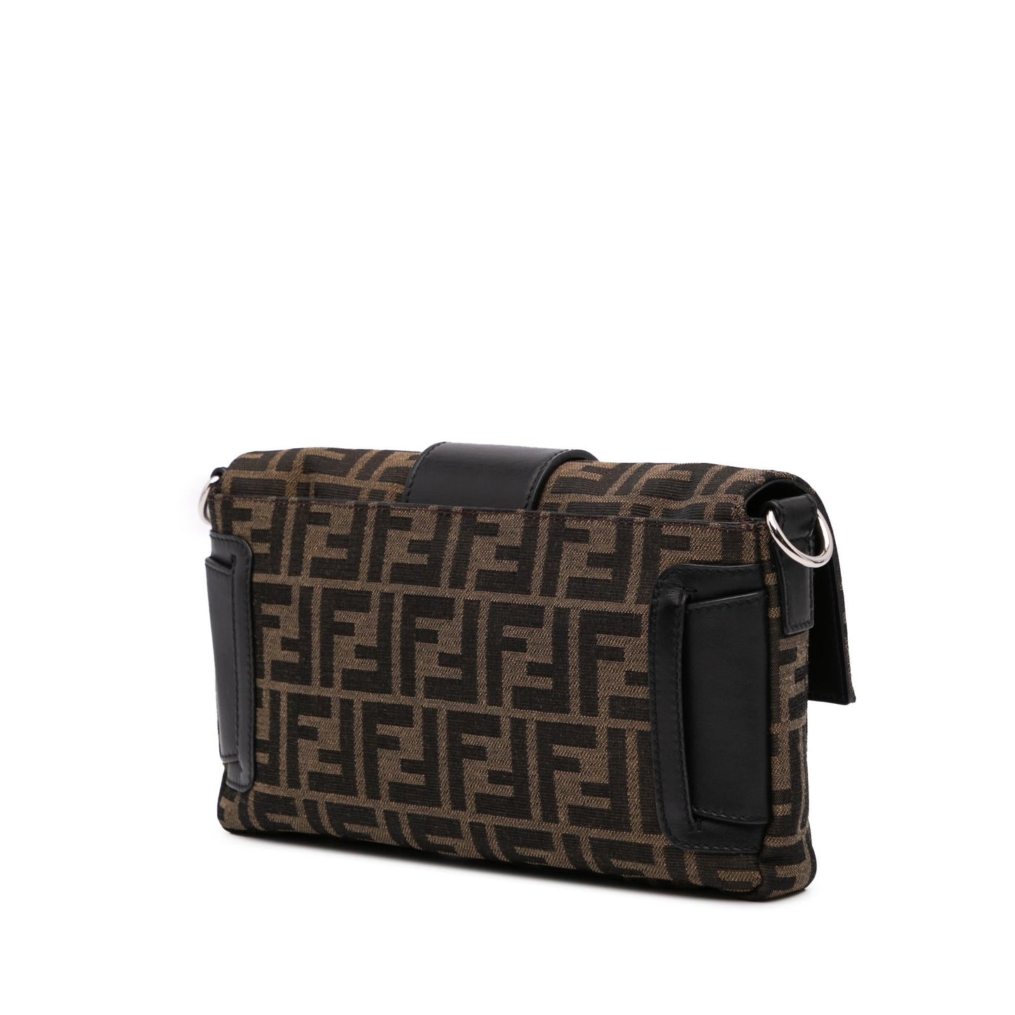 Fendi Baguette Canvas Red Shoulder Bag Style 30