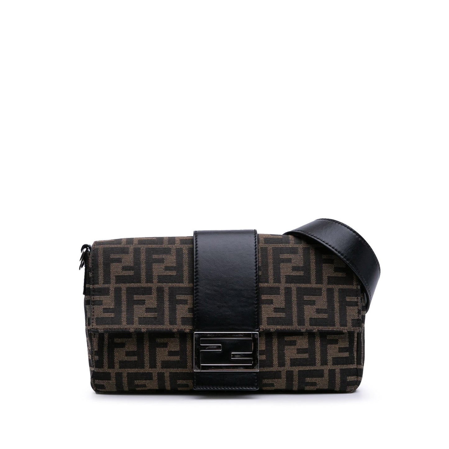 Fendi Baguette Canvas Red Shoulder Bag Style 32