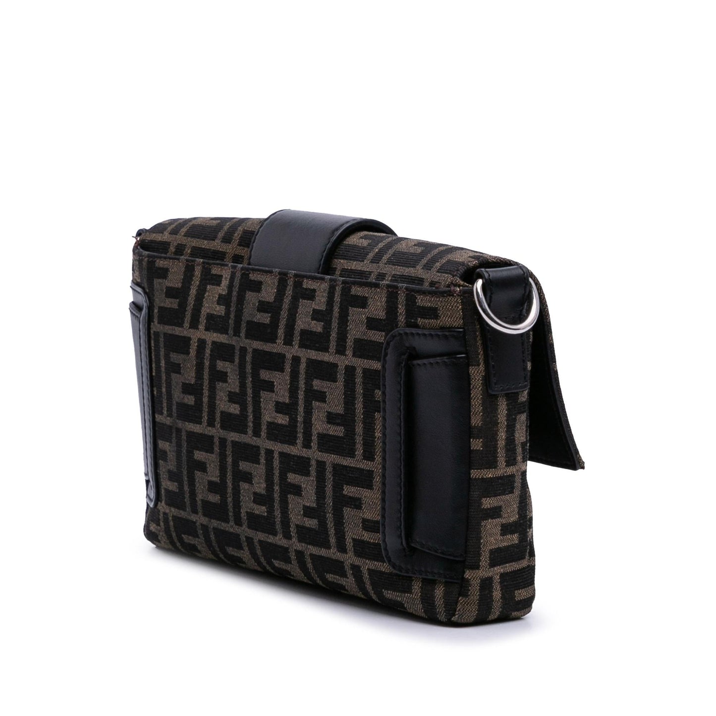 Fendi Baguette Canvas Red Shoulder Bag Style 32