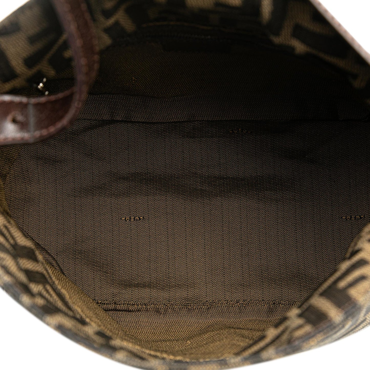 Fendi Zucca Canvas Double Flap Mamma Shg-Ioclrq