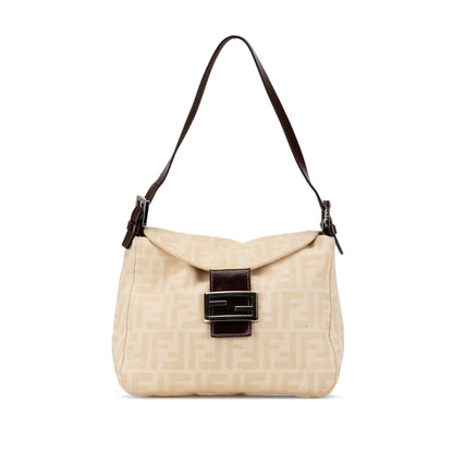 Fendi Zucca Canvas Double Flap Mamma Shg-Aecqqq