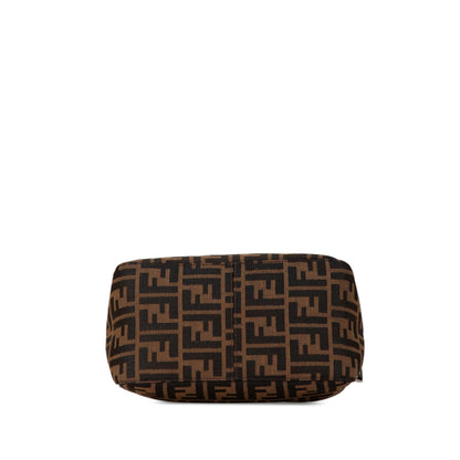 Fendi Zucca Canvas Double Flap Shoulder Bag (SHG-5160t3)