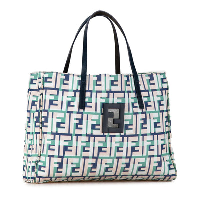 Fendi Zucca Canvas Multicolor Handbag