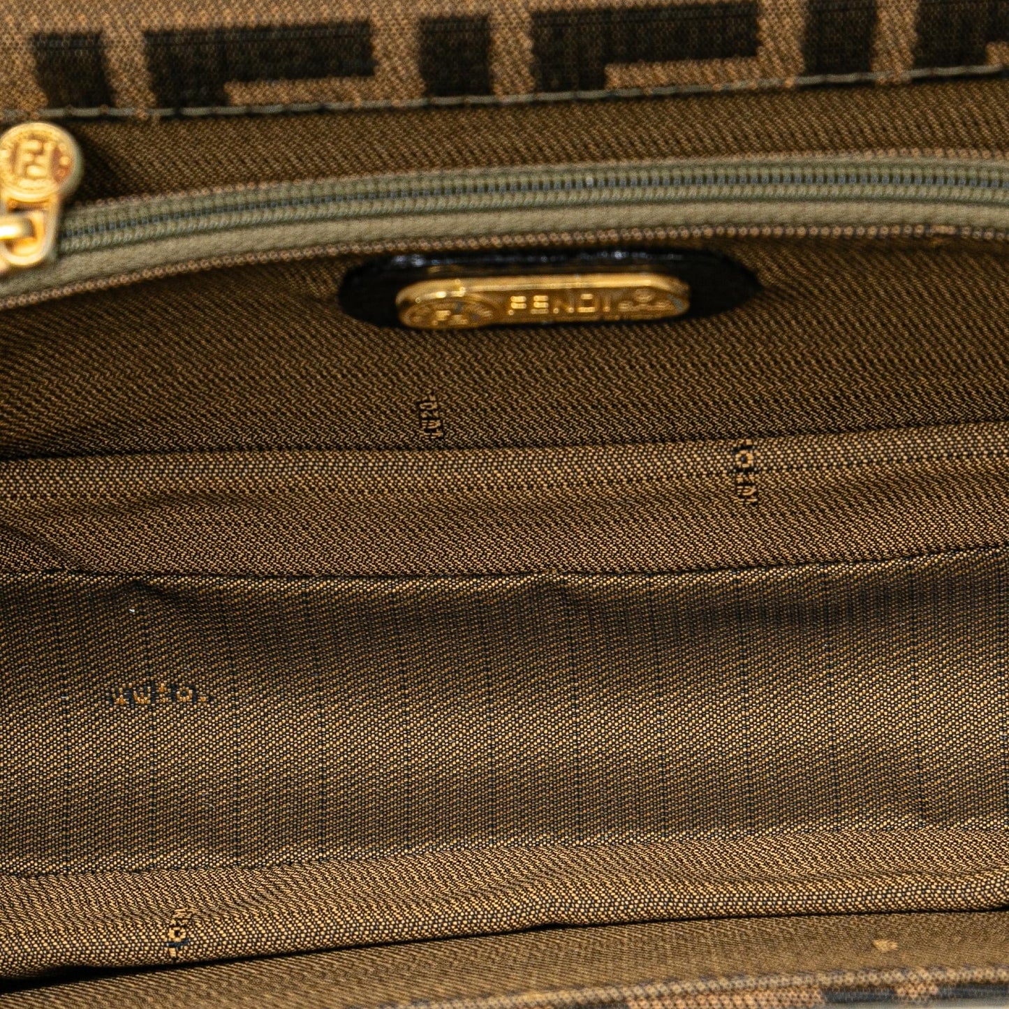 Fendi Sarah Coleman Mini Coated Canvas FF Vertigo Mon Tresor Bucket