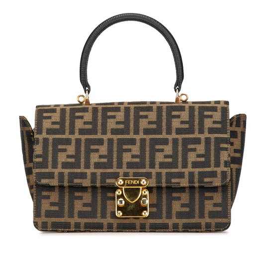 Fendi Zucca Canvas Satchel Shg-Sl8Cxx