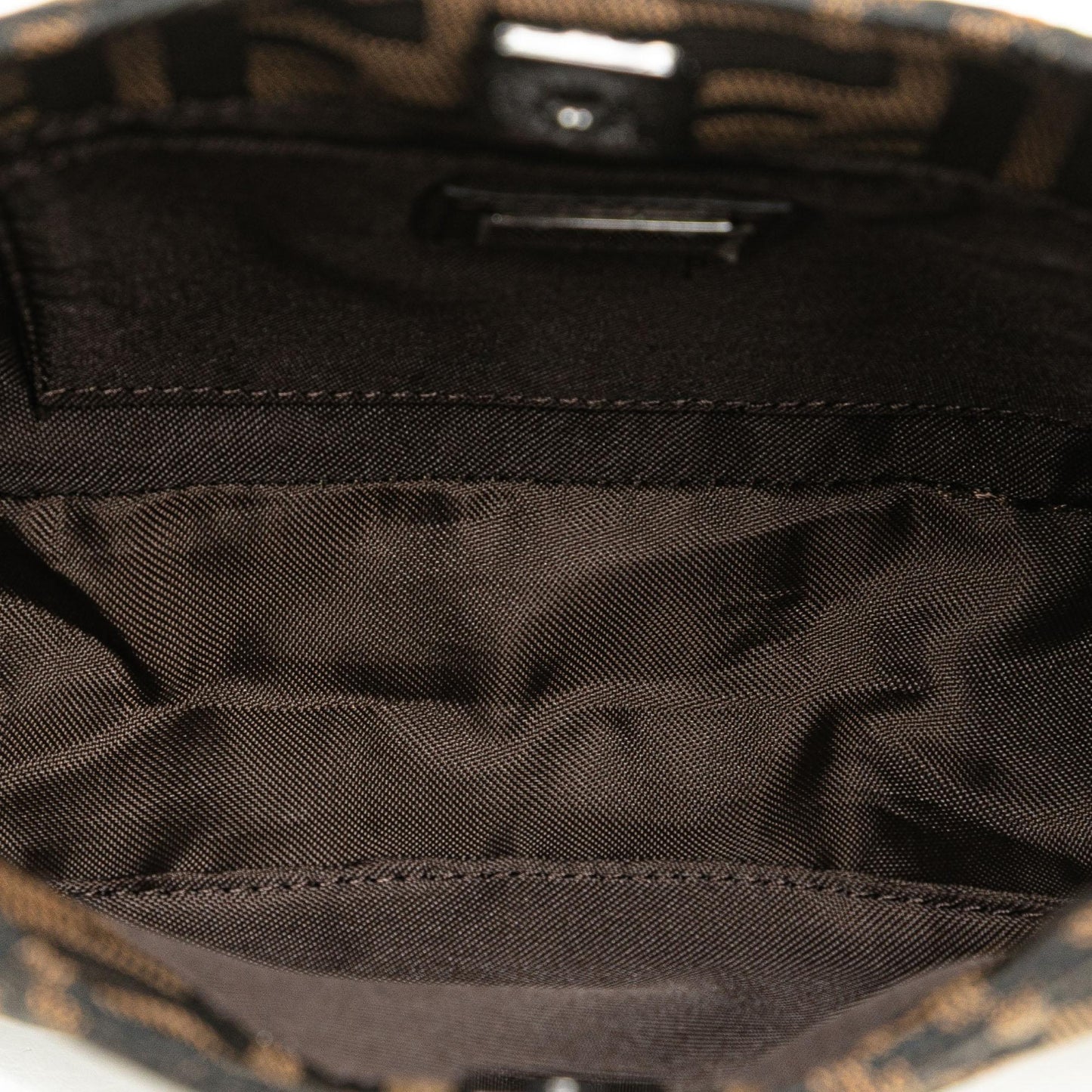 Fendi Zucca Coated Canvas Peekaboo Defender Handbag