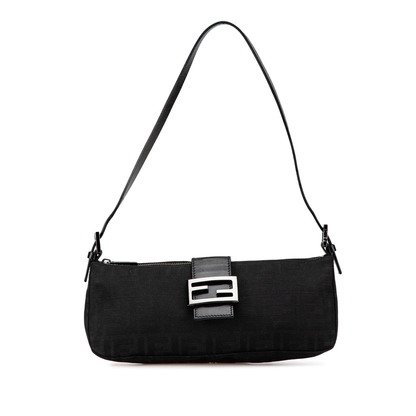 Fendi Baguette Canvas Red Shoulder Bag Style 12