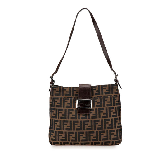 Fendi Luxury Canvas Red Shoulder Bag Style 6