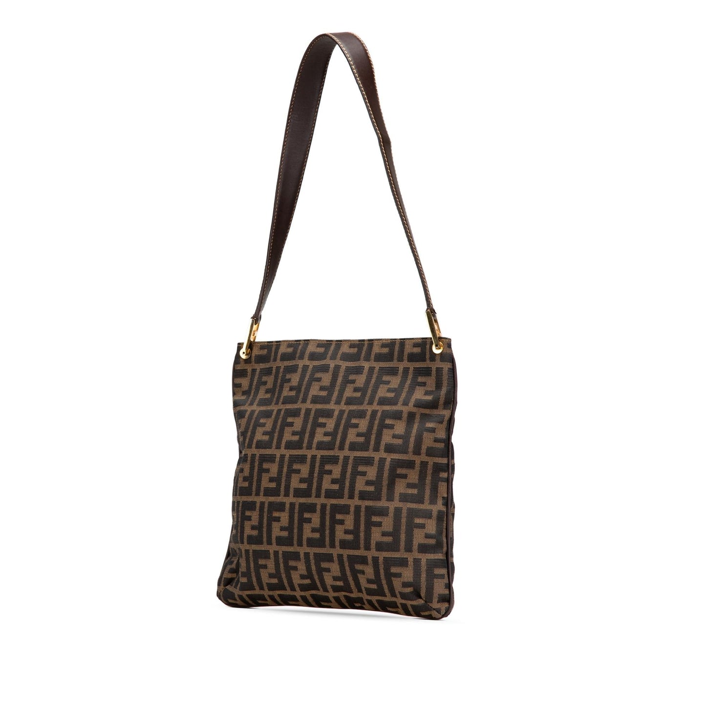 Fendi Luxury Canvas Red Shoulder Bag Style 12