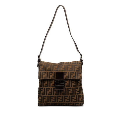 Fendi Luxury Canvas Red Shoulder Bag Style 18