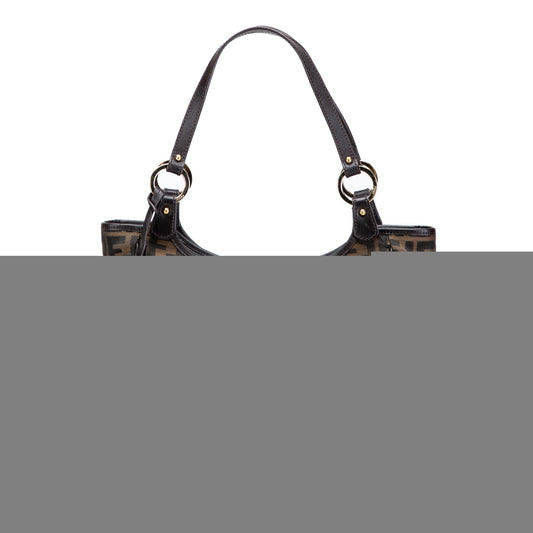Fendi Baguette Canvas Red Shoulder Bag Style 34