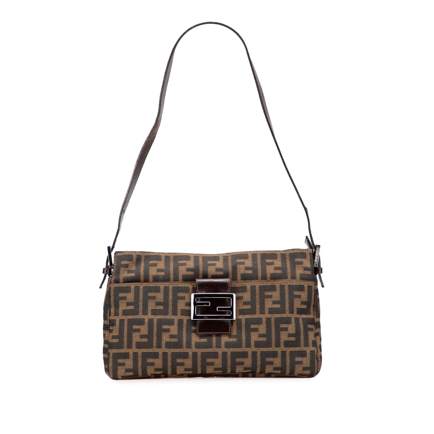 Fendi Luxury Canvas Red Shoulder Bag Style 21