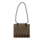 Fendi Baguette Canvas Red Shoulder Bag Style 35
