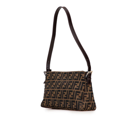 Fendi Luxury Canvas Red Shoulder Bag Style 25