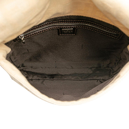 Fendi Luxury Canvas Red Shoulder Bag Style 26