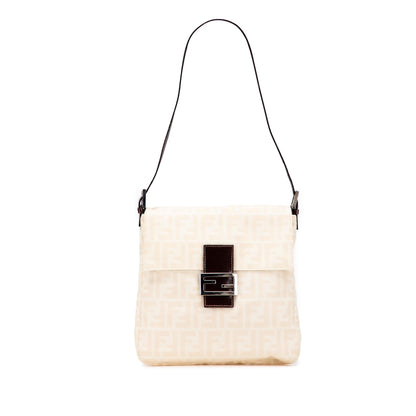 Fendi Luxury Canvas Red Shoulder Bag Style 26