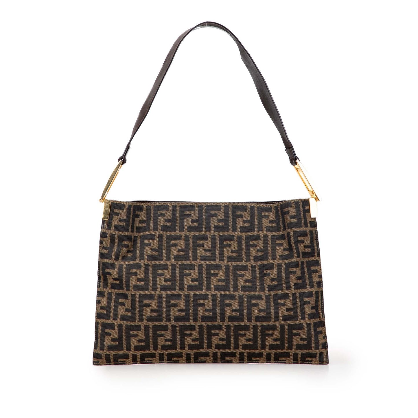 Fendi Luxury Canvas Red Shoulder Bag Style 28