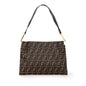 Fendi Luxury Canvas Red Shoulder Bag Style 28