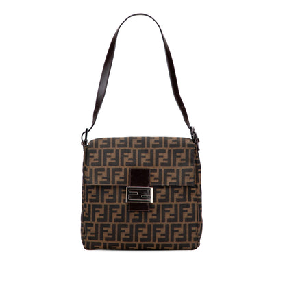 Fendi Luxury Canvas Red Shoulder Bag Style 29