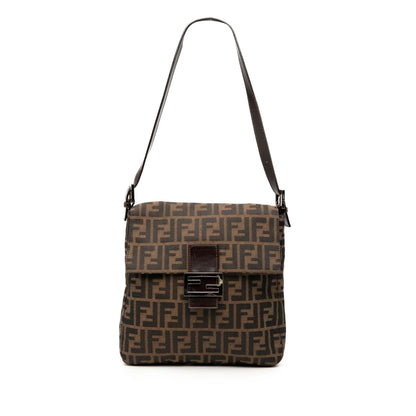 Fendi Luxury Canvas Red Shoulder Bag Style 32