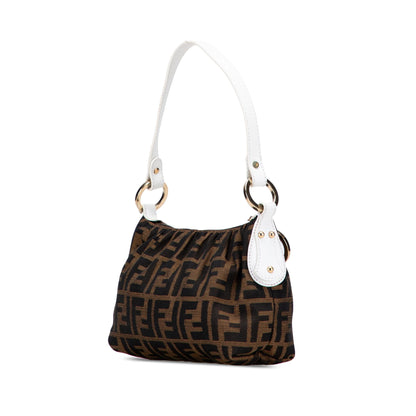 Fendi Luxury Canvas Red Shoulder Bag Style 33
