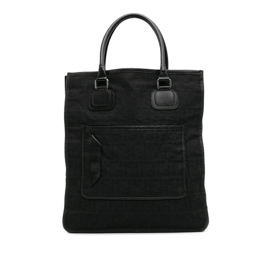 Fendi Tote Canvas Red Tote Bag Style 19