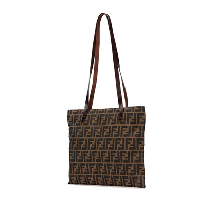 Fendi Tote Canvas Red Tote Bag Style 12