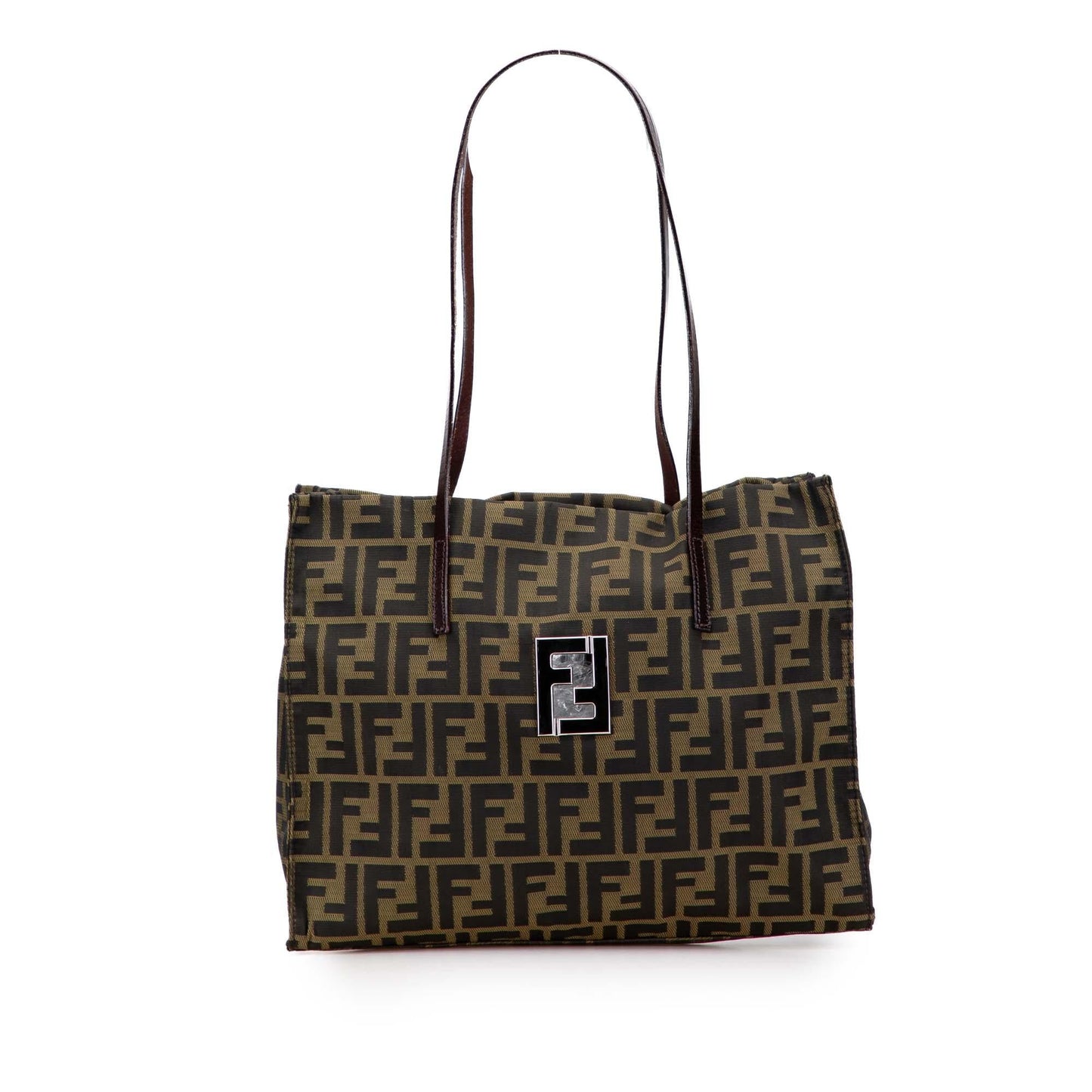 Fendi Tote Canvas Red Tote Bag Style 15