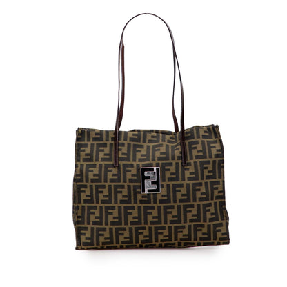 Fendi Tote Canvas Red Tote Bag Style 15