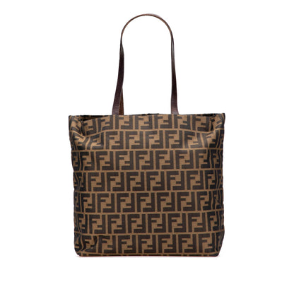 Fendi Tote Canvas Red Tote Bag Style 21