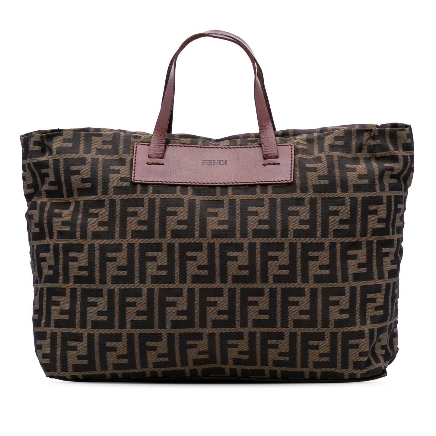 Fendi Tote Leather Red Tote Bag Style 11