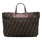 Fendi Tote Leather Red Tote Bag Style 11