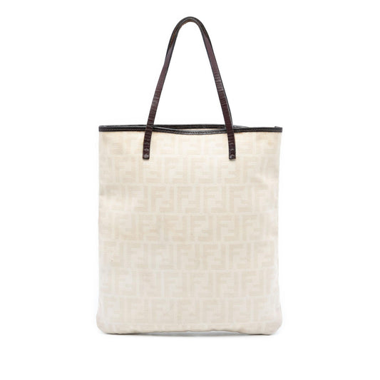 Fendi Tote Canvas Red Tote Bag Style 25