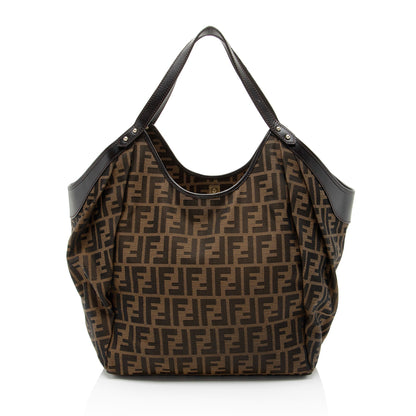 Fendi Zucca Chef Pocket Large Tote (SHF-8gWlAc)