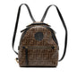 Fendi Zucca Coated Canvas FF 1974 Backpack