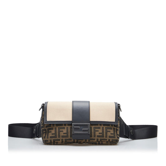 Fendi Baguette Zucca Red Shoulder Bag Style 2