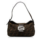 Fendi Zucca Double Flap Baguette (SHG-DmHE3n)