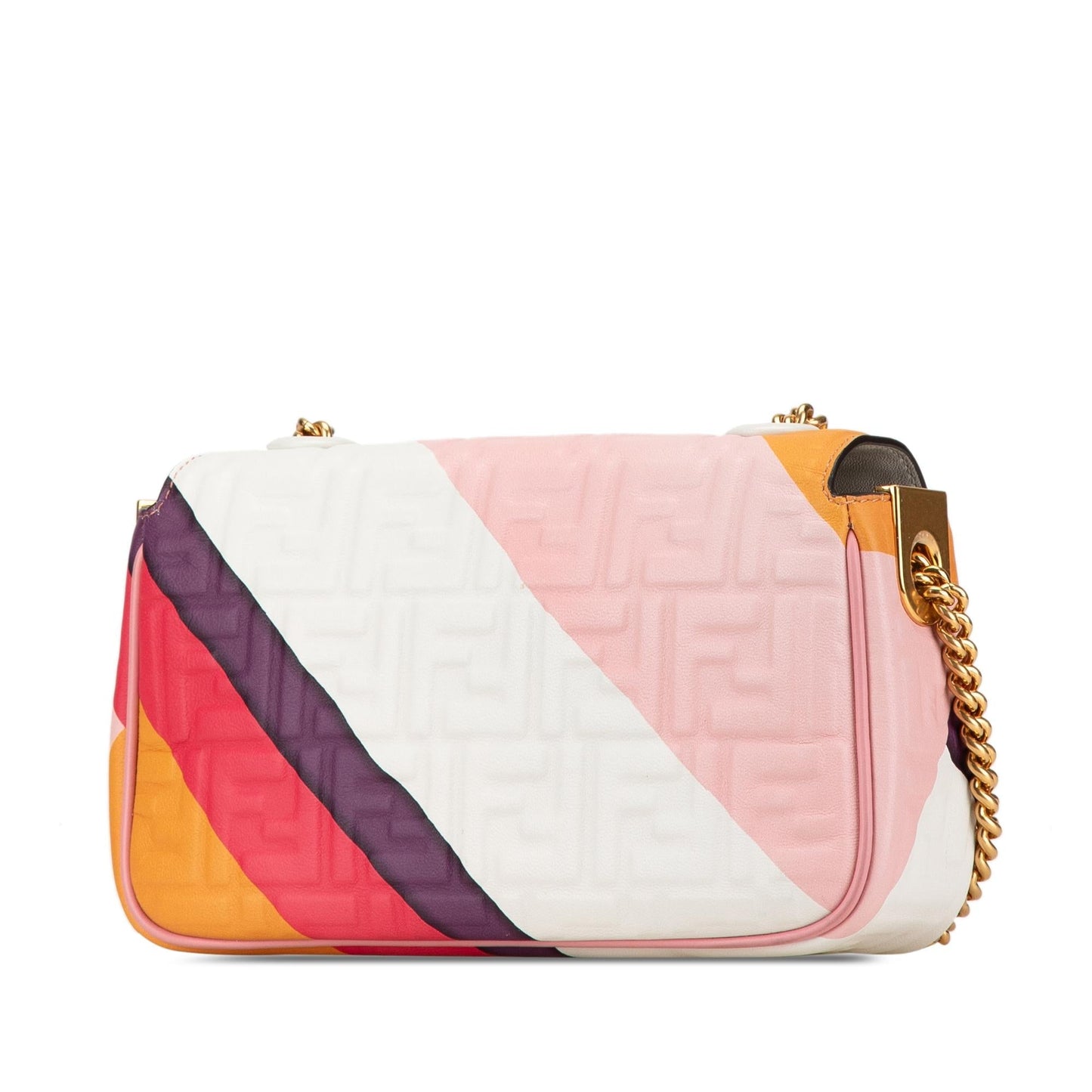 Fendi Mini Zucca Interlaced Canvas Iconic Peekaboo Satchel Shg-Hnjiei
