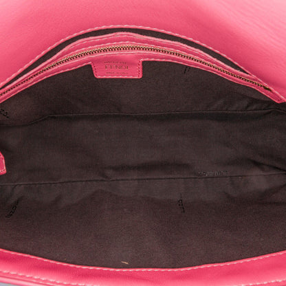 Fendi Baguette Leather Red Shoulder Bag Style 2