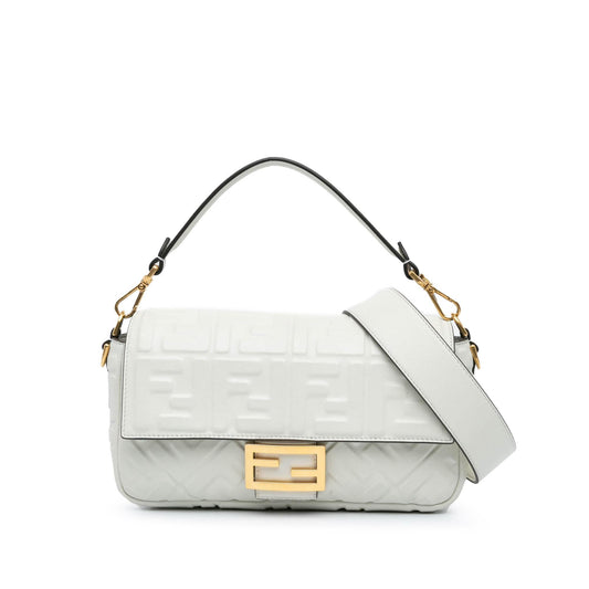 Fendi Baguette Leather Red Shoulder Bag Style 4