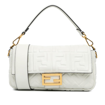Fendi Baguette Leather Red Shoulder Bag Style 3
