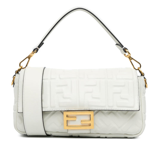 Fendi Baguette Leather Red Shoulder Bag Style 3