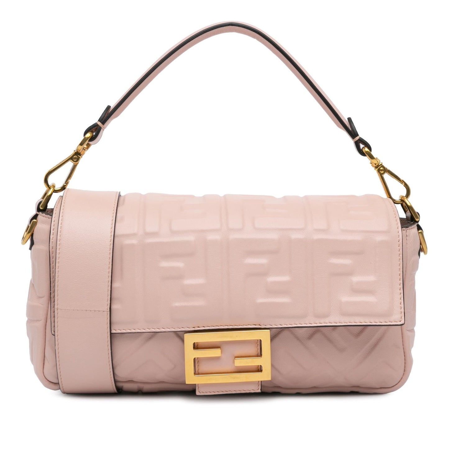 Fendi Baguette Leather Red Shoulder Bag Style 9