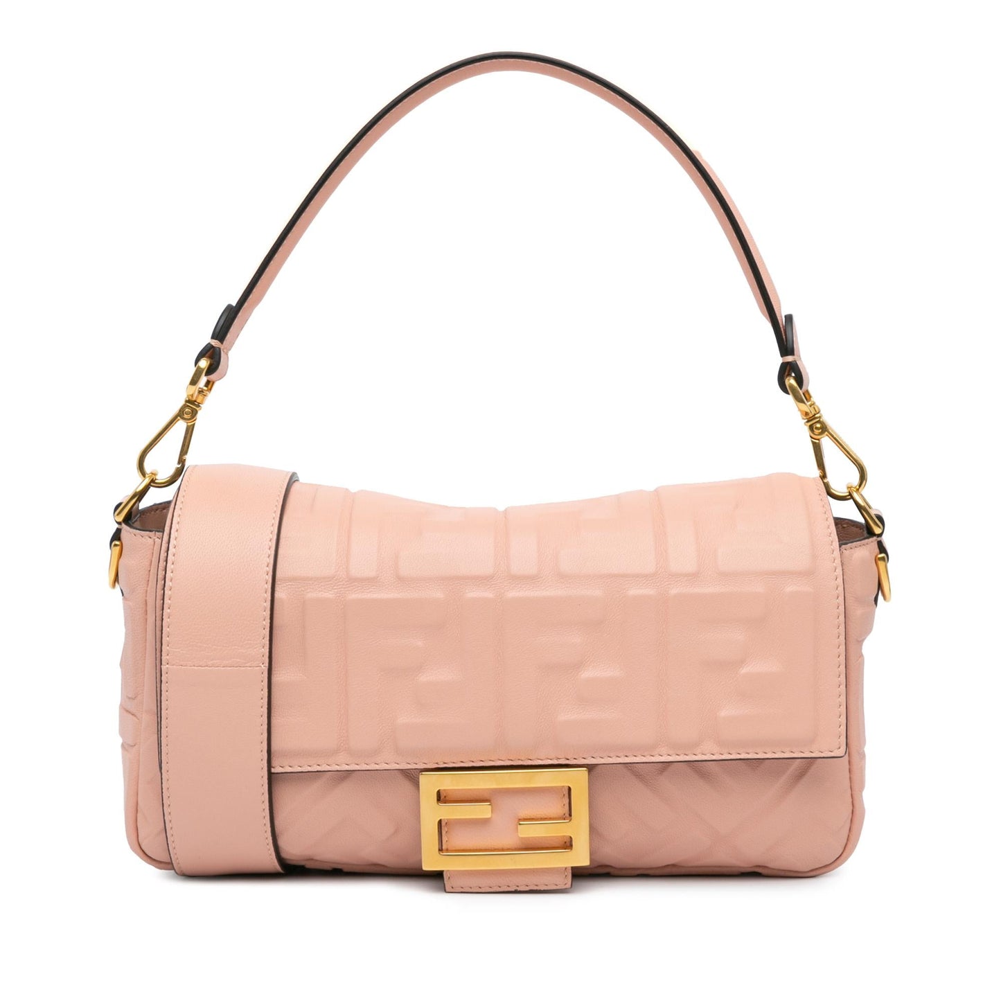 Fendi Baguette Leather Red Shoulder Bag Style 12