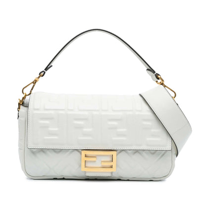 Fendi Baguette Leather Red Shoulder Bag Style 15