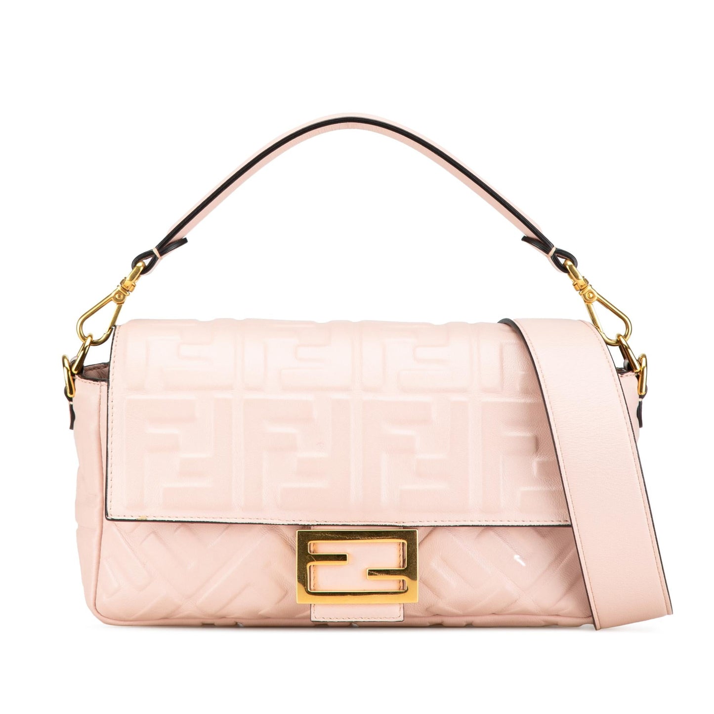Fendi Baguette Leather Red Shoulder Bag Style 16