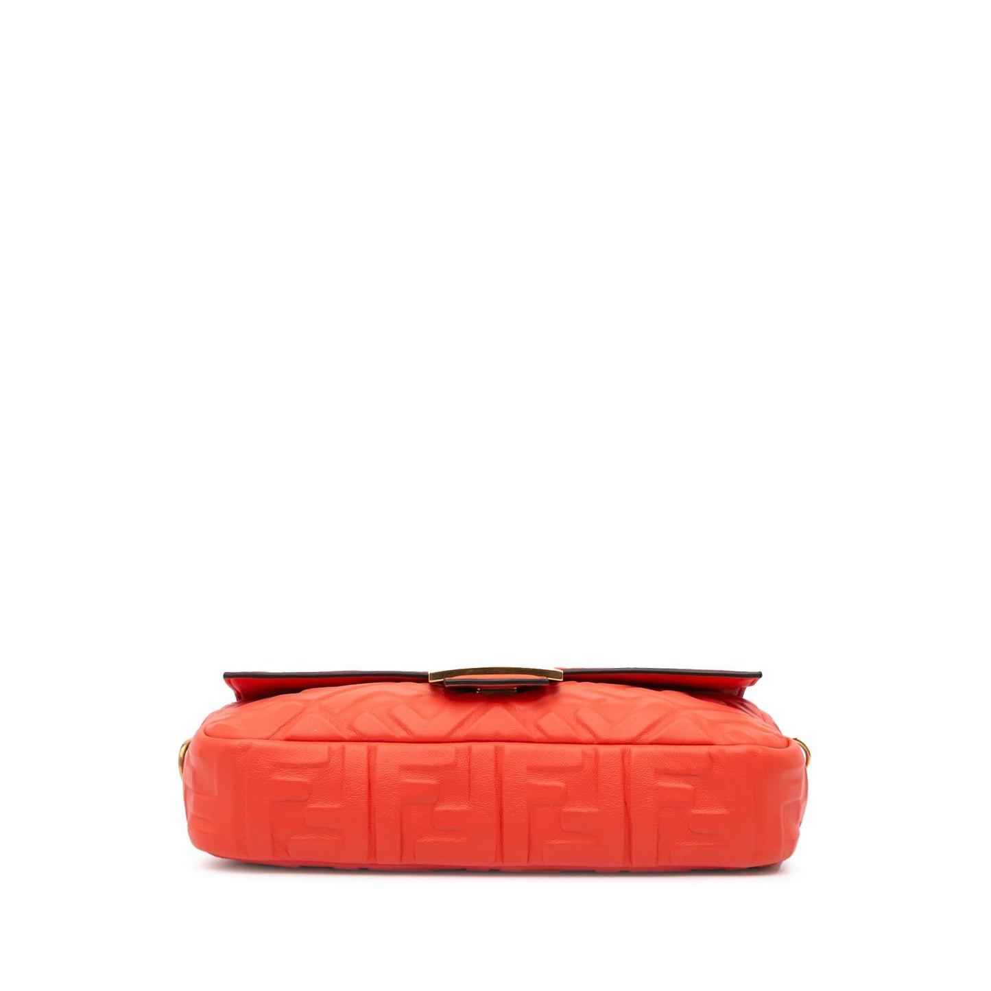 Fendi Baguette Leather Red Shoulder Bag Style 19