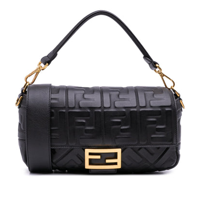 Fendi Baguette Leather Red Shoulder Bag Style 52