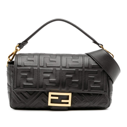 Fendi Baguette Leather Red Shoulder Bag Style 66