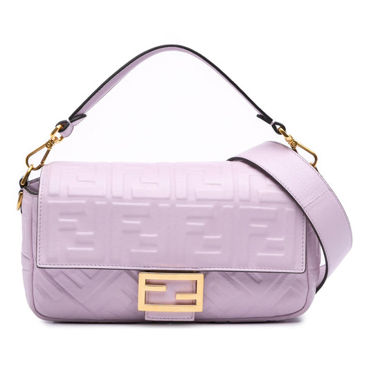 Fendi Baguette Leather Red Shoulder Bag Style 69